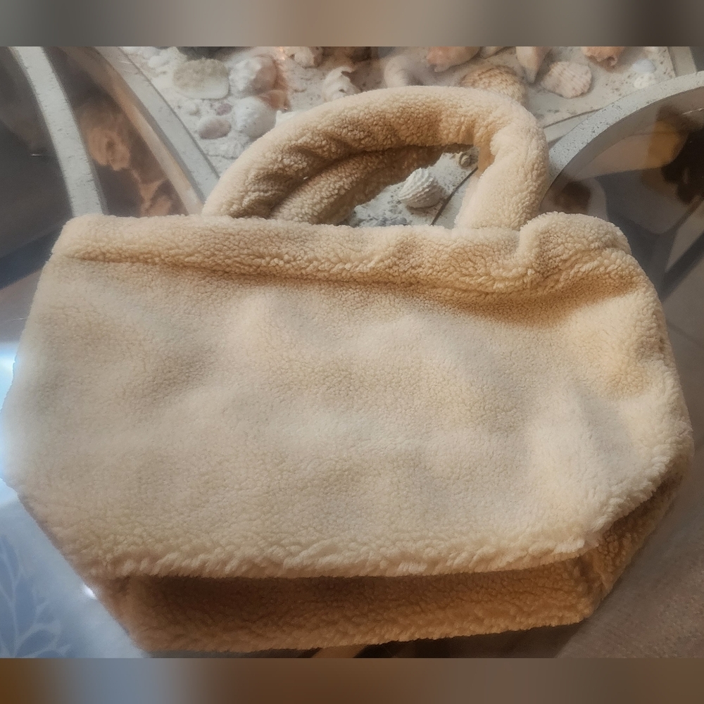 Prada Beige Shearling Tote - Picture 16 of 16